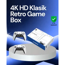 20000 Oyunlu Retro Tv Oyun Konsolu 64Gb Sd Kartlı Model