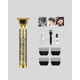 Şarjlı T Bıçaklı Saç Ve Sakal Tıraş Makinesi – 3 Başlıklı, Güçlü Motorlu, 2 Saat Kullanım
