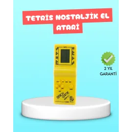 Taşınabilir El Aterisi Gameboy – Klasik Tetris Oyunu, Pil Ile Çalışan Mini El Konsolu