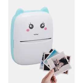 Mini Bluetooth Termal Yazıcı 1200Mah Şarjlı Taşınabilir