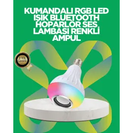 Bluetooth Hoparlörlü LED Ampul – 12W Enerji Tasarruflu