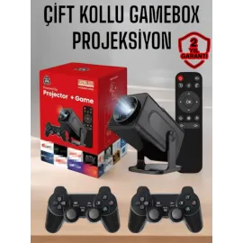 Android Projeksiyon Ve Çift Kollu Game Box