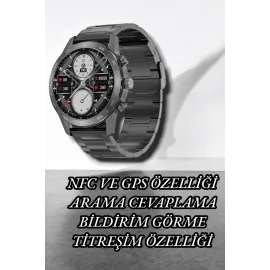 Nfc Ve Kablosuz Şarjlı Akıllı Saat Ekg, Nabız & Spor Modları Ile Ios Ve Android Uyumlu