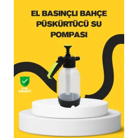 Pompalı Köpük Püskürtücü 2 Litre Dayanıklı Manuel Basınçlı Yıkama Şişesi