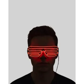 Neon Gözlük Kirmizi