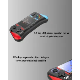 500 Retro Oyunlu Taşınabilir El Konsolu – X7M Modeli