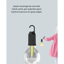 C Tipi Şarjlı Asılabilir Kamp Feneri