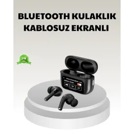 Bluetooth 5.3 ANC Kablosuz Kulaklık – Dokunmatik Kontrol, Dijital Ekran ve Uzun Pil Ömrü
