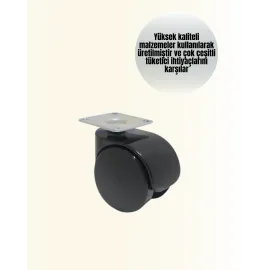 Masa Ayaği 6Cm Kilitsiz 4 Adet