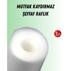 Şeffaf Mutfak Raflığı Ve Çekmece Kaplaması Kaydırmaz Pvc