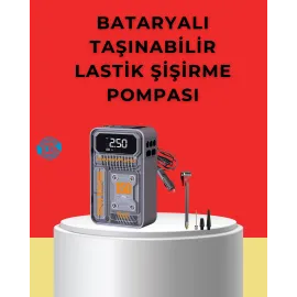 Hızlı Şişirme Güçlü Motorlu 150 Psi Araba Lastik Pompası