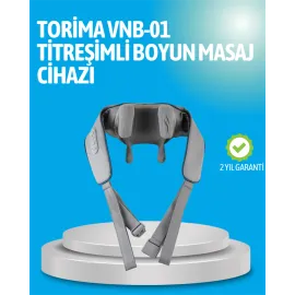 VNB-01 Titreşimli Boyun Masaj Aleti Gri Renk