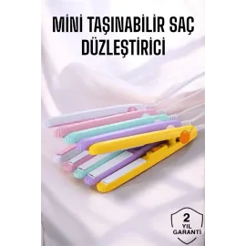 180°C Isı ve Uzun Süre Kalıcı Düzlük Sağlayan Mini Saç Düzleştirici