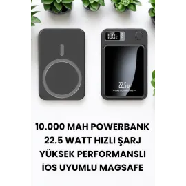 Pratik ve Taşınabilir 10.000 mAh Wireless Powerbank Hızlı Şarj Avantajı