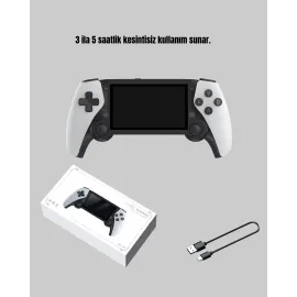 4.3 İnç Ekranlı Retro Oyun Konsolu – 64 Gb Hafızalı, Şarjlı Ve Multimedya Destekli