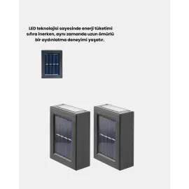 Güneş Enerjili Su Geçirmez Bahçe Apliği Uzun Ömürlü Led’Li