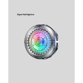 Rgb Led Telefon Soğutucu Fan Yüksek Hızlı Soğutma Oyuncu Cooler