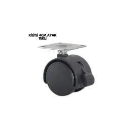 Kilitli 4Cm Ayak Tekli