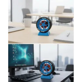 Ofis Ve Home Office İçin Jant Temalı Dekoratif Obje