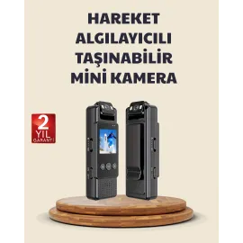 128Gb Destekli Hareket Algılamalı Mini Kamera