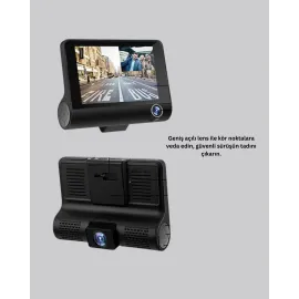 Full Hd 1080P 3 Kameralı Araç Dvr – Gece Görüşlü Ve G-Sensörlü Güvenlik Çözümü