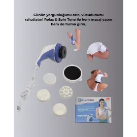 Elektrikli Yağ Yakıcı Masaj Aleti 5 Başlıklı Vücut Şekillendirici