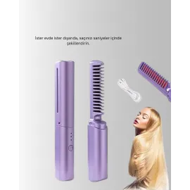 Isıtmalı Saç Düzleştirici Fırça – Kablosuz ve Hafif Tasarım