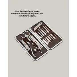 Taşınabilir Çok Fonksiyonlu Kişisel Bakım Seti El ve Ayak İçin