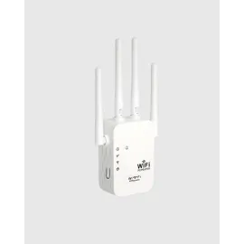 300Mbps WiFi Menzil Genişletici 4 Antenli WPA3 Güvenlikli Priz Tipi Repeater