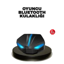 Tam Kablosuz Oyuncu Kulaklığı 5.0 Bluetooth Led Kontrollü