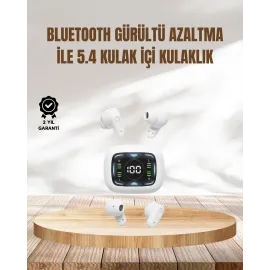 Gürültü Engelleme Özellikli Kablosuz Kulaklık Güçlü Çekim