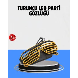 Kutlamalara Renk Katan Led Işıklı Parti Gözlüğü
