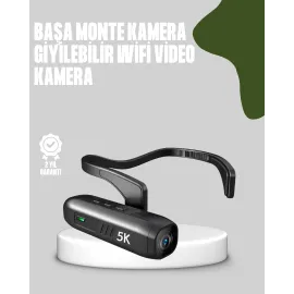 Başa Takılabilir 5K Spor Ve Vlog Kamerası