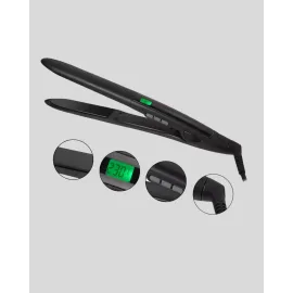 Dijital Ekranlı Isı Ayarlı Saç Düzleştirici –  Titanyum Plaka, Seyahat Dostu Tasarım