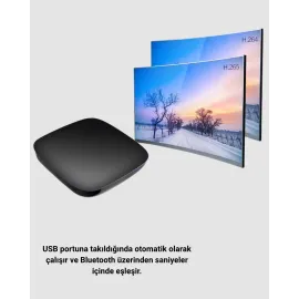 Android Auto Kablosuz Adaptör Bluetooth 5.0 Ve 5.8Ghz Wifi Destekli