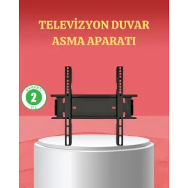 32-42 İnç TV Askı Aparatı Kolay Kurulum Düz ve Kompakt Tasarım