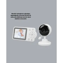 Bebek Monitörü Cry Detection Ve Hd Gece Görüş Destekli