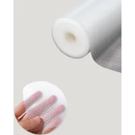 kaydırmaz şeffaf raflık