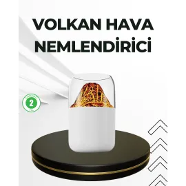 Usb Şarjlı Volkanik Tasarımlı Buhar Makinesi