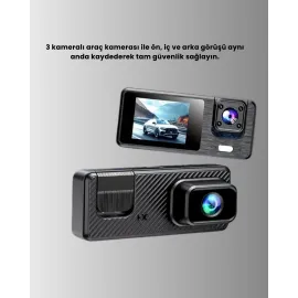 Full Hd 1080P Araç Kamerası | Gece Görüşlü, Döngü Kayıt Ve Geri Görüş
