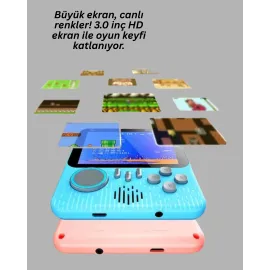 Tv Bağlantılı Çift Oyunculu Şarjlı Retro Gamepad Seti