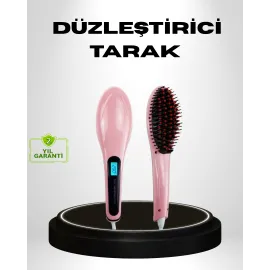 Seramik Plakalı Elektrikli Saç Düzleştirici – Hızlı Isınma, Uzun Kablo, 25W–39W Güç