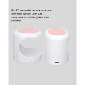 Taşınabilir Mini Oje Kurutma Makinesi 16W UV LED Hızlı Etkili Kurutucu
