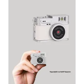 Kompakt Mini Kamera Retro Tasarım 128Gb Hafıza 1080P Video