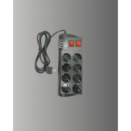 Termal Korumalı 8 Prizli 3 Usb’Li Uzatma Kablosu