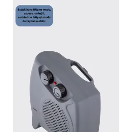Taşınabilir Fanlı Isıtıcı Elektrikli Termik Korumalı Oda Isıtıcı