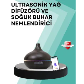 Büyük Su Hazneli Ultrasonik Difüzör Ve Oda Nemlendirici