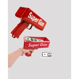 Dolar Boyutunda Kâğıt Atışı Yapan Pil Ile Çalışan Oyuncak Tabanca