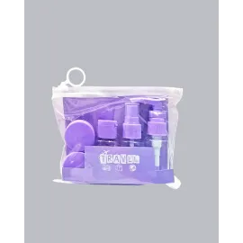 Seyahat Banyo Seti 5 Parça Şeffaf Taşıma Çantalı 30 Ml