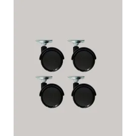 Kilitsiz 4 cm Tekerlek Ayak 4’lü Set Sessiz ve Dayanıklı